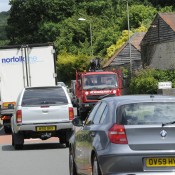 traffic, queue, late, delay, road users
