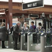 Passenger with ticket