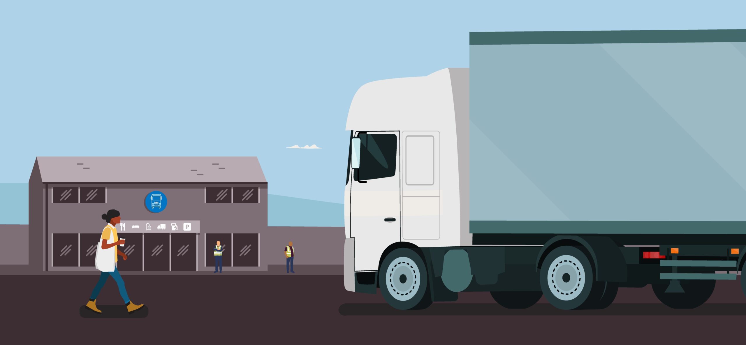 Transport watchdog highlights need to improve facilities for lorry drivers as survey reveals scale of problem facing freight sector - Transport Focus